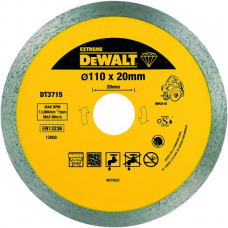 DeWALT DT3715 deimantinis pjovimo diskas kietoms medžiagoms 110 mm